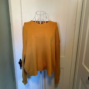 Arch4 100% cashmere gold sweater Size L